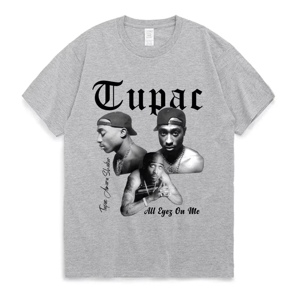 Rapper Tupac 2pac T Shirt Fashion High Quality Short Sleeves T-shirts Oversized Hip Hop Streetwear  Pro Choice  Redtube