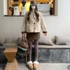 Women's Gray A-Line High Waist Wool Pencil Skirt - Autumn/Winter 2025