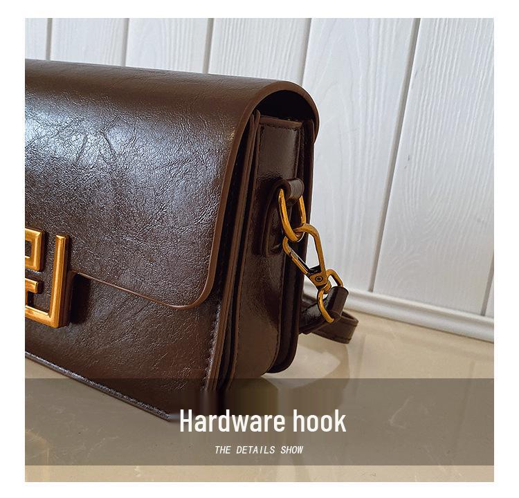 2024 Trendy Women's High-End Retro Crossbody Square Bag