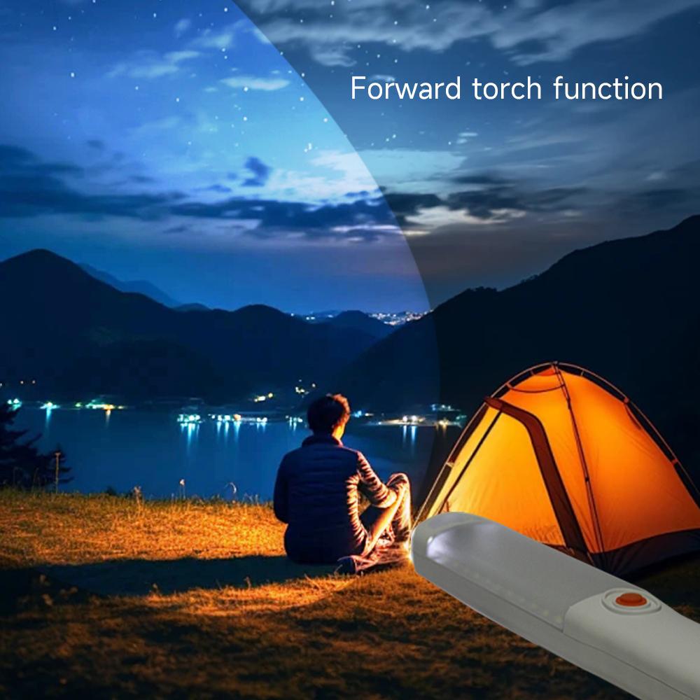 Portable Emergency Flashlight Handheld Camping Light Hangable Tent Lamp with First Aid Mode Outdoor Survival Torch Lamp