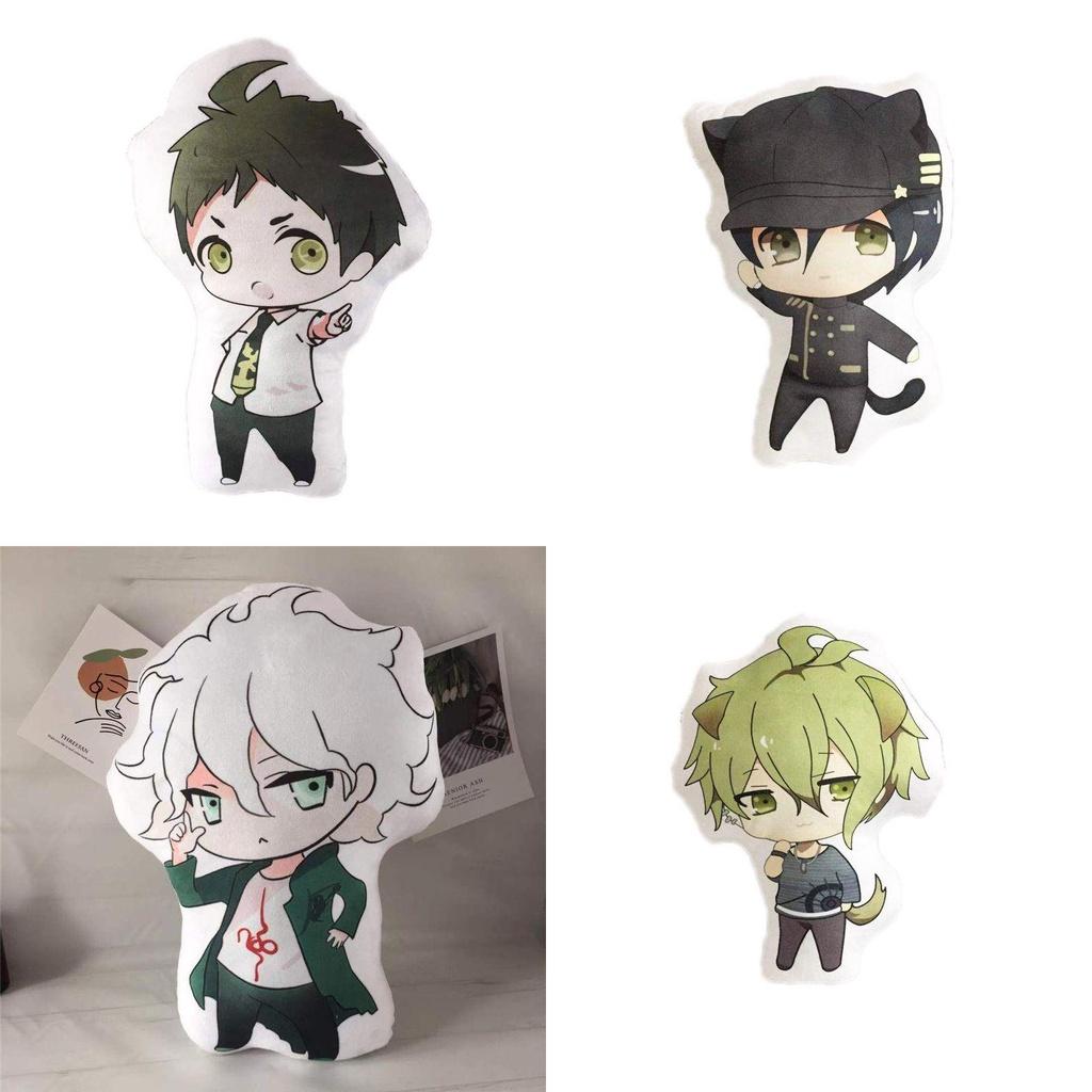 Entzückendes Danganronpa Plüschtier Weiches Stoffkissen mit Nanami Chiaki und Nagito Komaeda