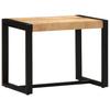 Bench 60x35x45 cm Rough Solid Mango Wood