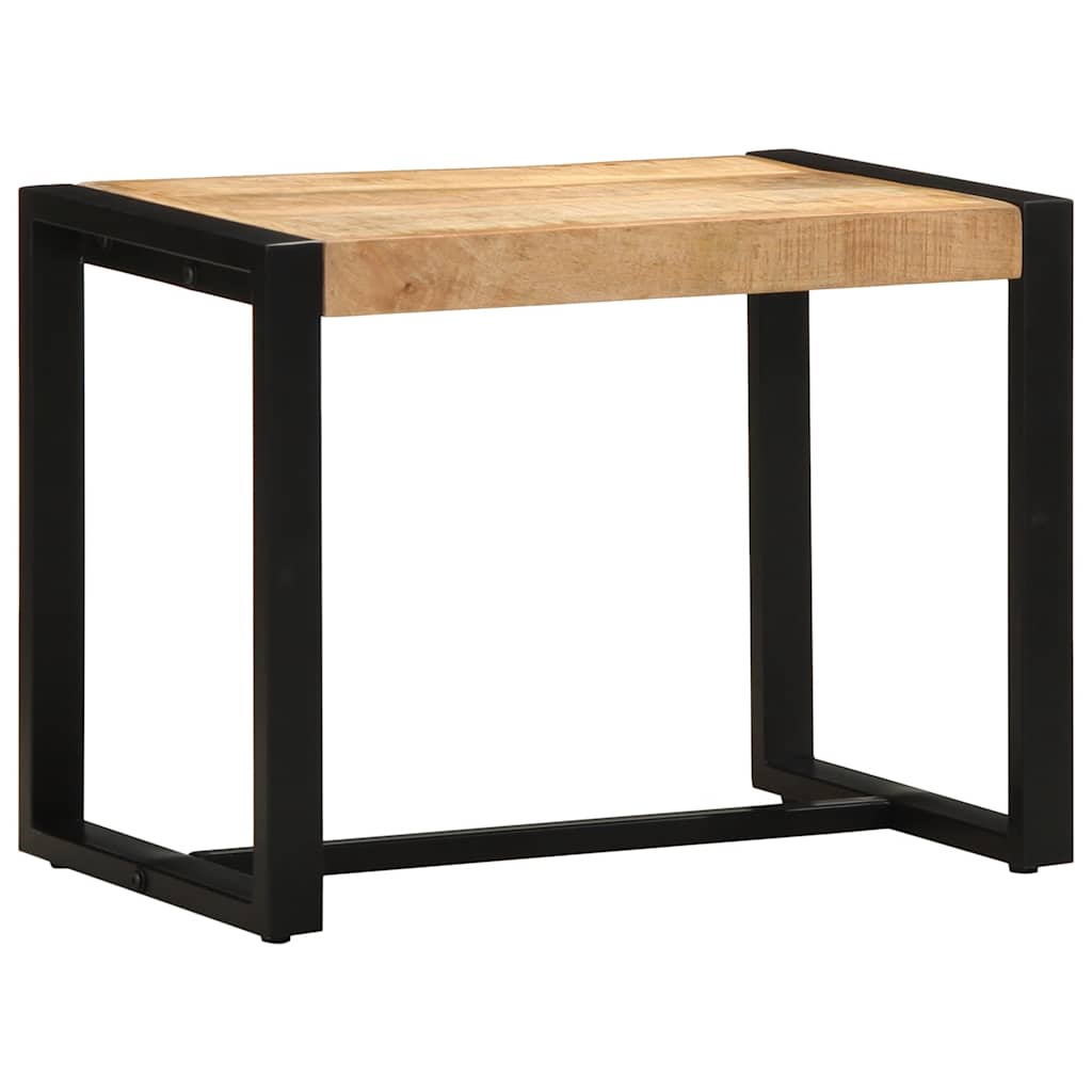 Bench 60x35x45 cm Rough Solid Mango Wood