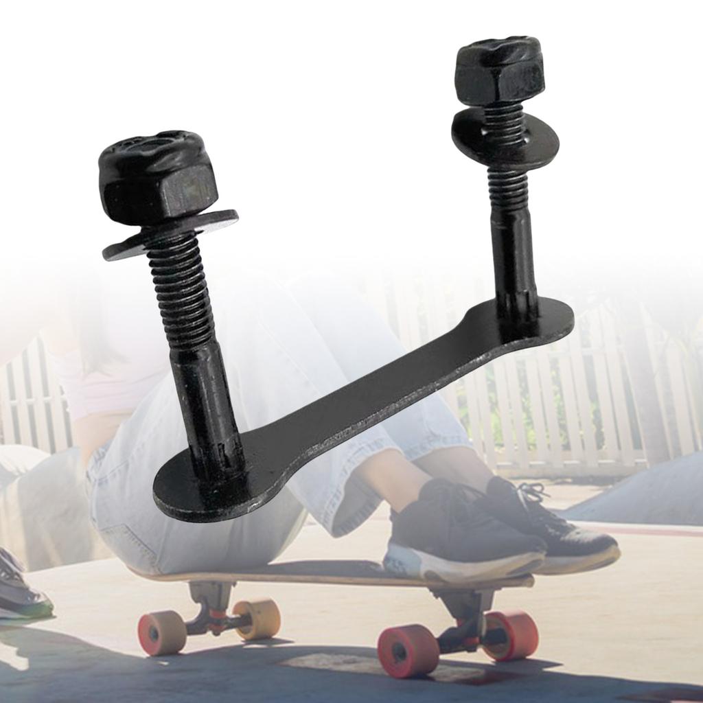 Four Wheel Skateboard Truck Bridge Hardware Mounting Screws Longboard Deck Mounting Screws Nuts Easy to Install
