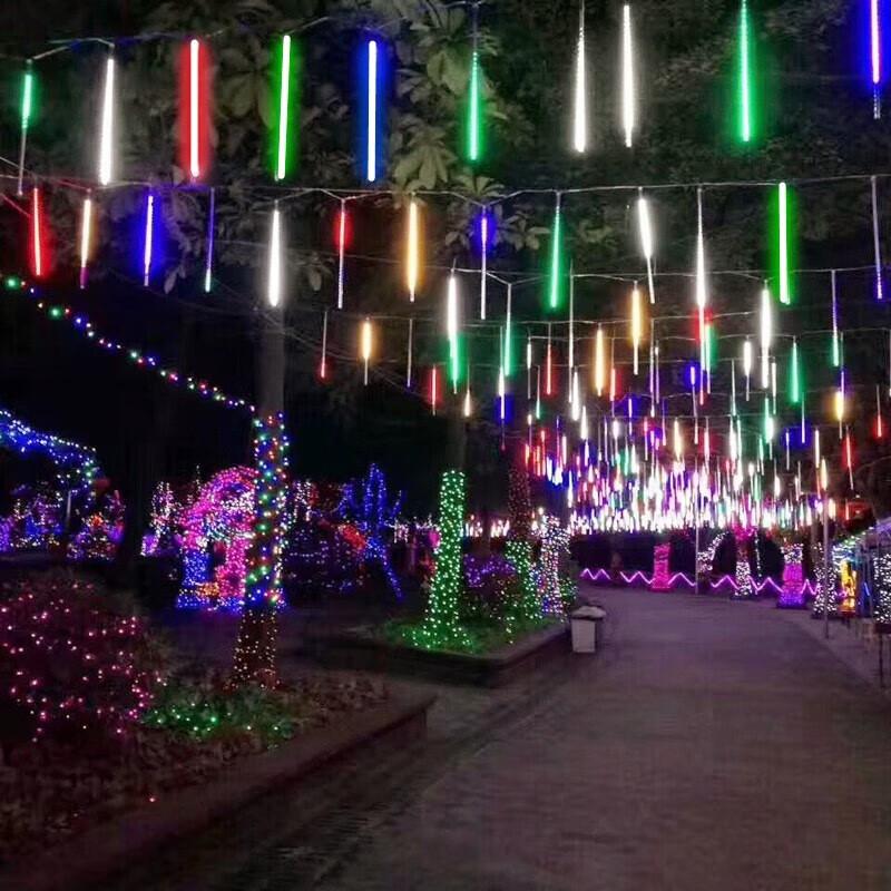 Outdoor LED Meteor Shower String Lights
