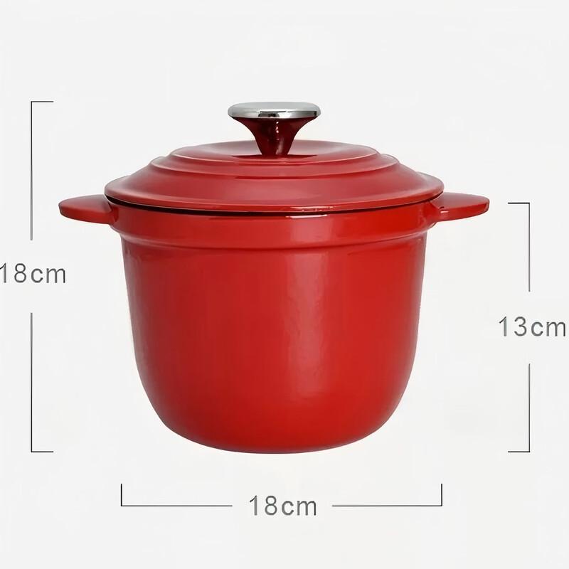 FAGOR Cast Iron Enamel Rice Pot красный