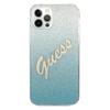 Guess Guhcp12Mpcuglsbl Iphone 12/12 Pro6,1 Niebieski/Blue Hardcase Glitter Gradient Script