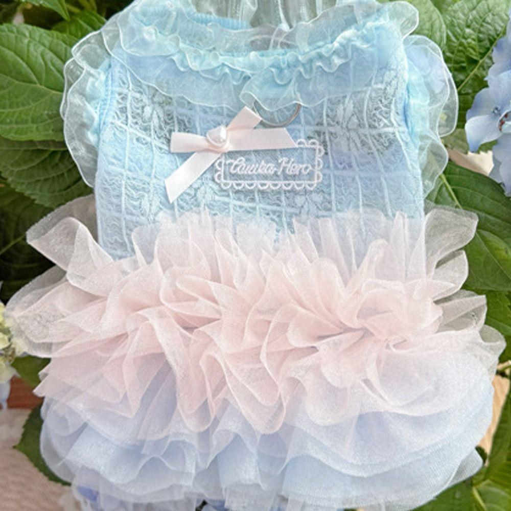 Cute Pet Mesh Dress Comfortable Pet Clothes Pet Costumes Dog Princess Skirt Pet Supplies