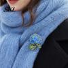 Hortensia Bloemen Broche Speld, Emaille Vorm Revers Gepolijste Randen Rugzak Olie Druppel Decoratief Speldje voor Jas Kragen Sjaals Canvas Tassen Legering