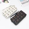 2024 Women's Fashion Wallet: European & American Style, Multi-Card Slot, Double Zipper, Phone Clutch.
