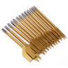13pcs High Carbon Steel Paddle Flat Bits 1Celsius4in Hex Shank Wood Hole Cutter