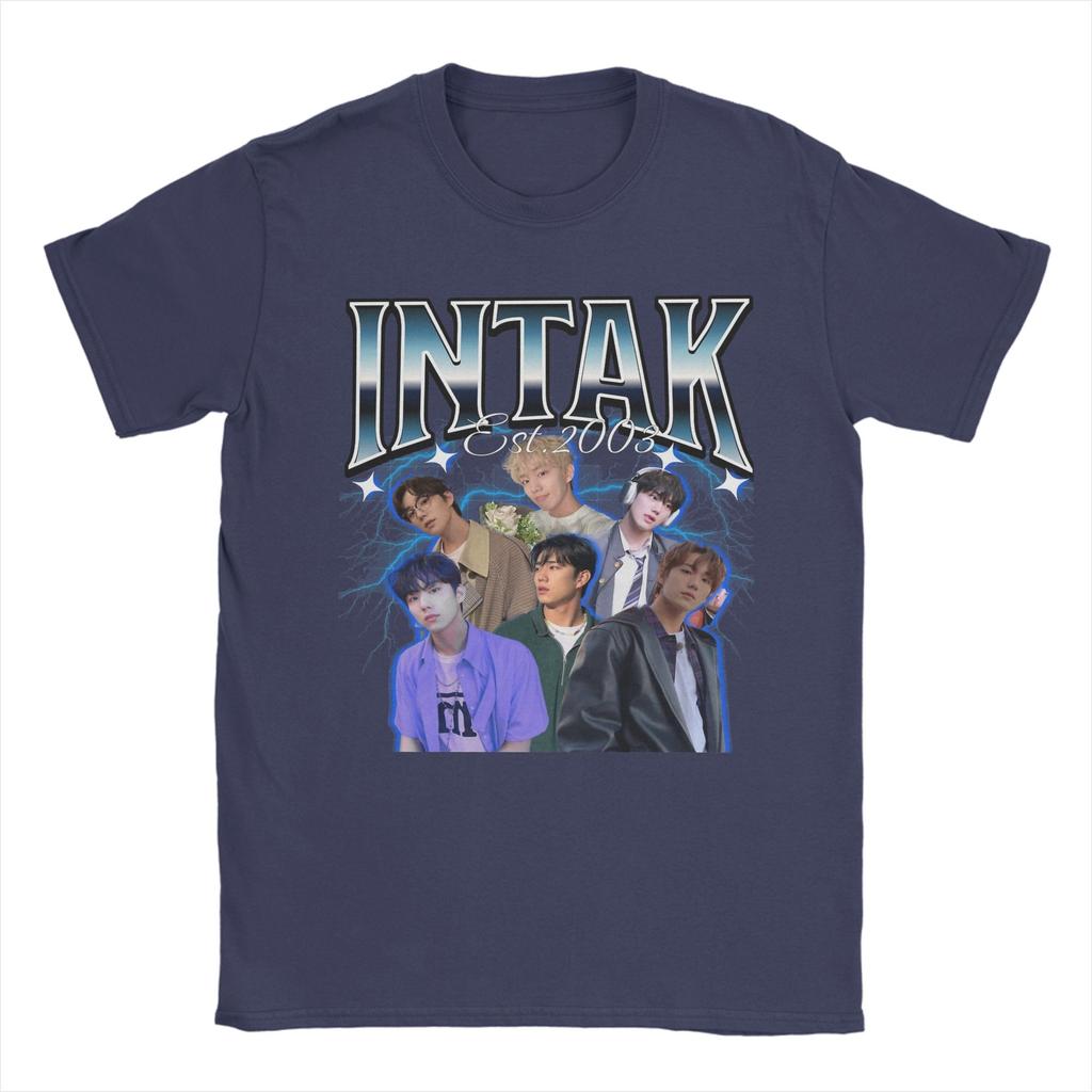 Intak P1Harmony Band T Shirt Men's Cotton Casual T-Shirt Round Collar Tees Short Sleeve Clothes Gift