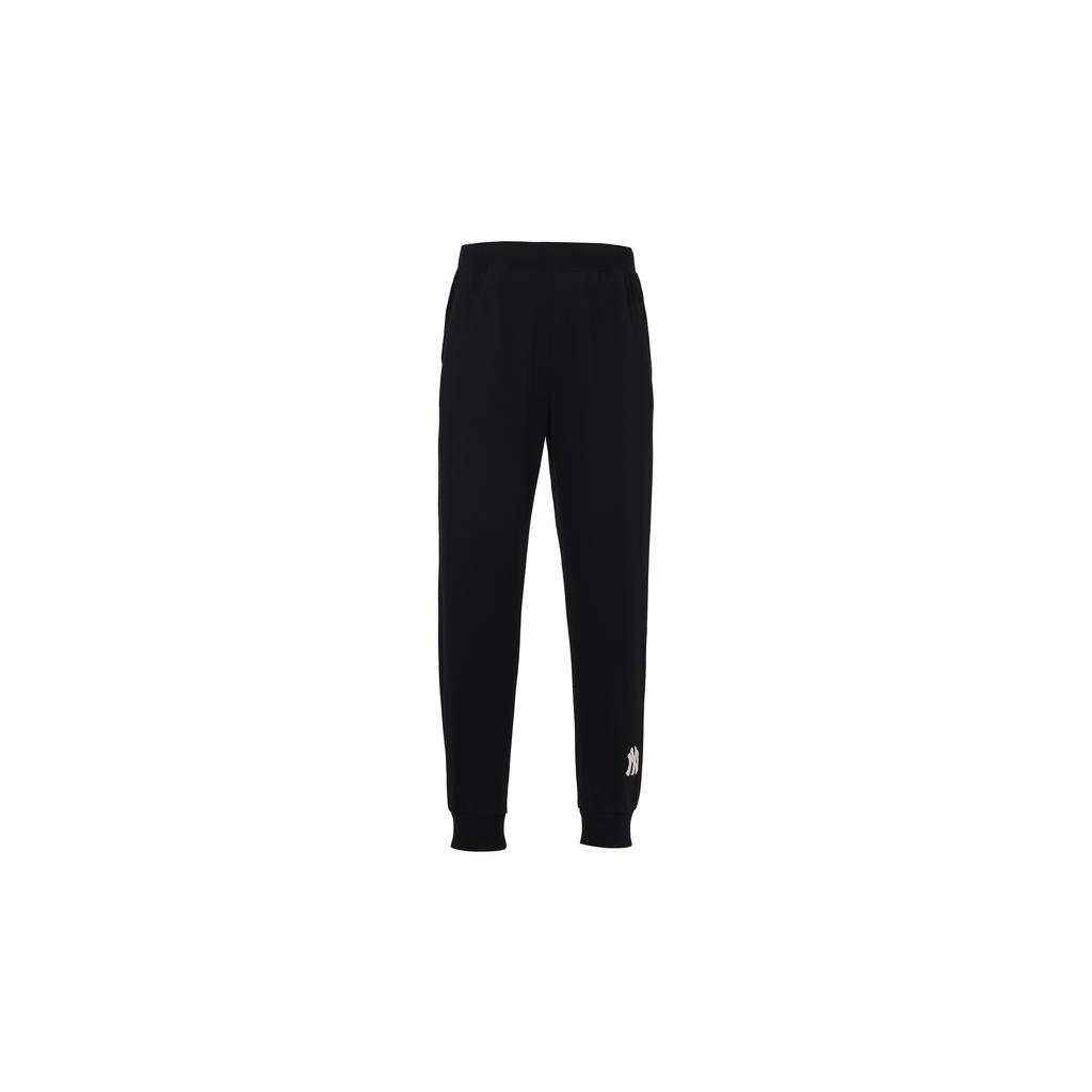 New MLB Base Logo Knitted Sweatpants Unisex Black 3APTB0124-50BKS