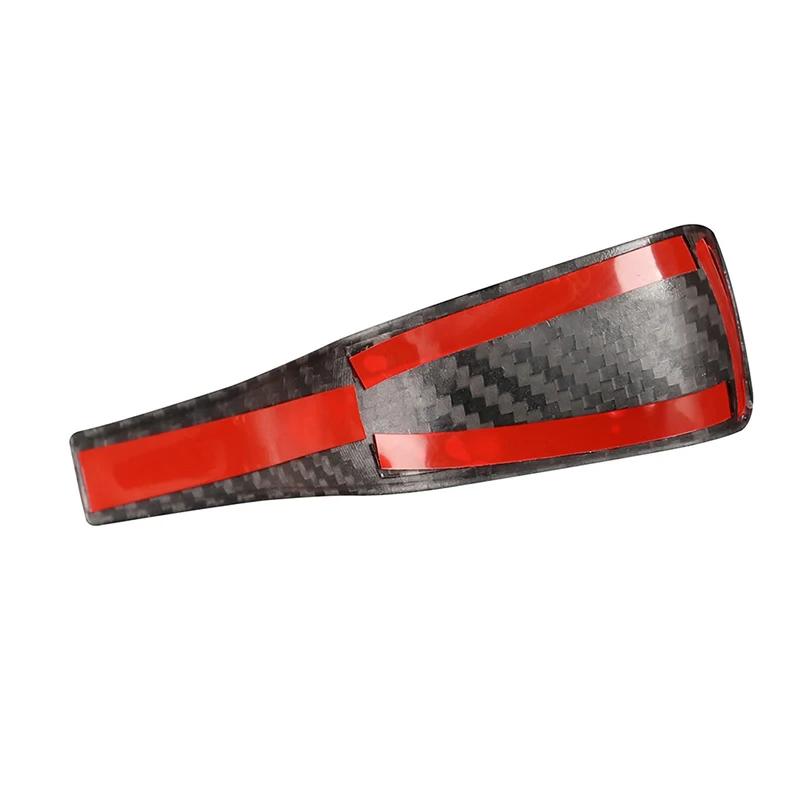 For Porsche Cayenne 958 2011 2012 2013 2014 2015 2016 2017 Car Carbon Black Gear Shift Knob Cover Panel Decoration Auto Parts