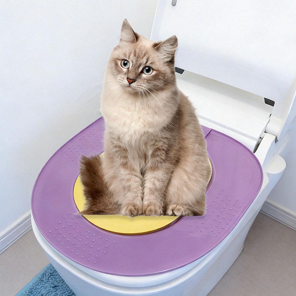 Washable Pet Toilet Trainer Portable Cat Urinal Potty Reusable Litter Box  Training System
