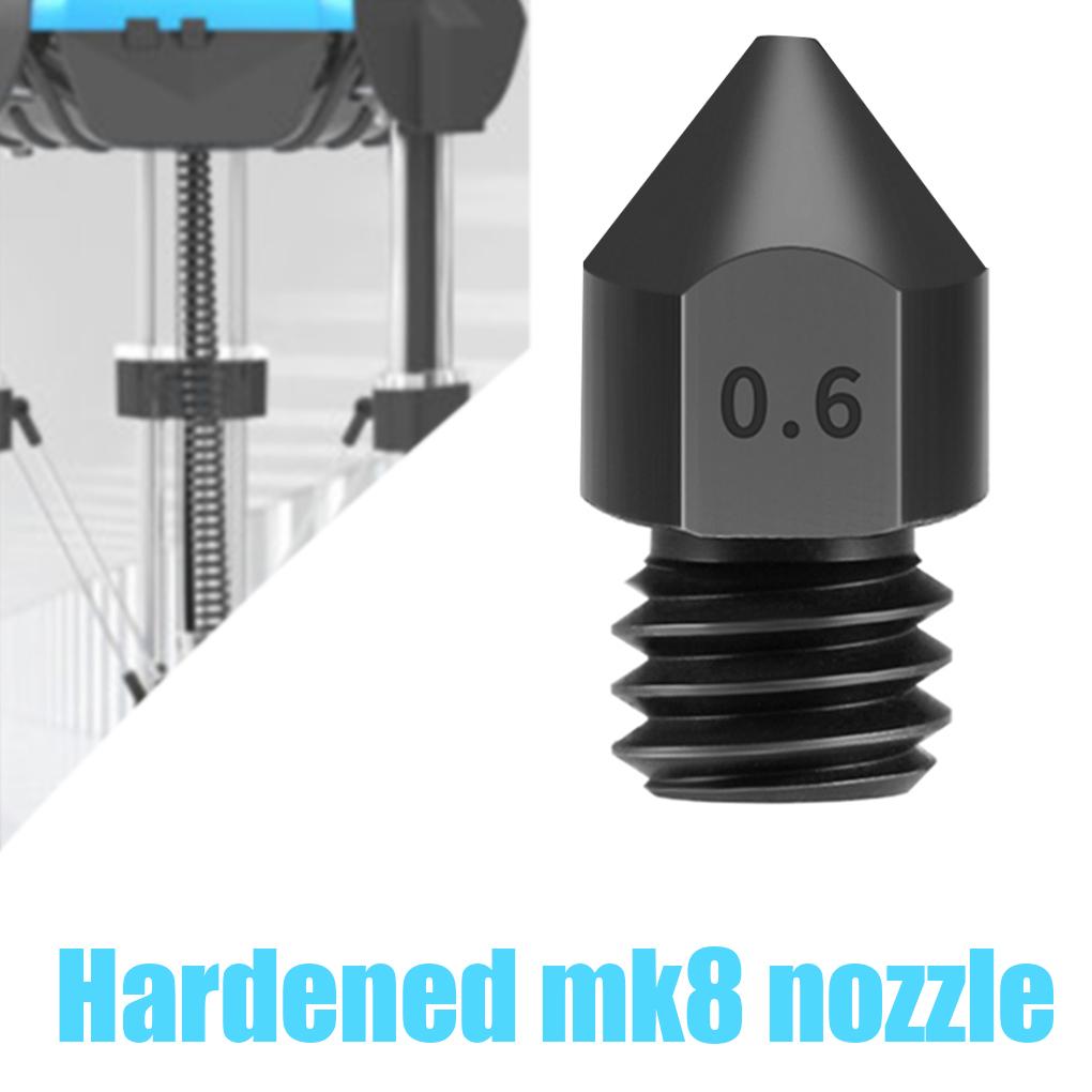 3D Printer Extruder Hardened 3D Printer Nozzle 3D Printer Accessory Replacement for V5 V6