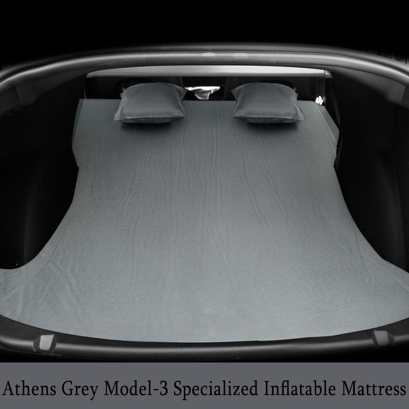 Outdoor Camping Inflatable Special Suede Fabric Car Travel Bed For Tesla Model 3 Model Y 2017-2025 Inflatable Air Mattress