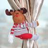 Christmas Cartoon Curtain Buckle Santa Claus Snowman Elk Christmas Curtain Accessories Home Hotel New Year Christmas Decoration
