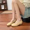 Mary Jane shoes women's outer wear advanced sense inner height increase soft sole French sweet girl style uniform high heels women's versatile single