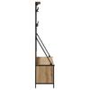 Clothing Rack Artisan Oak 100 X 41 X 184 Cm Wood Based Material
