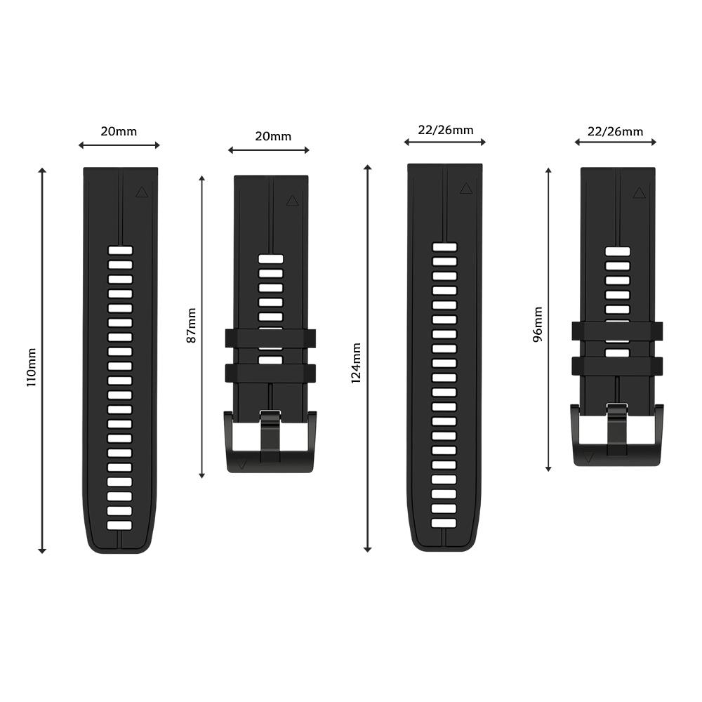 20/22/26mm Quick Fit Armband für Garmin Fenix 7/Fenix 8 Pro 47/51MM Garmin Outdoor-Armband für 20/22/26mm Quick Fit
