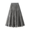 Gonne in Tulle da Donna A Line Fairy a Strati Midi Vita Alta Elastica Gonna Lunga Stratificata Fluida Svasata Tutù Gonna da Donna in Rete Vita Alta Maxi Gonne