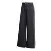 Adidas Originals Solid High-Waisted Wide-Leg Jeans Women Bottoms KQ6469