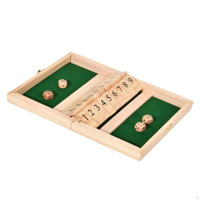 Shut The Game Wooden 9 Numbers Board for Birthday Gift