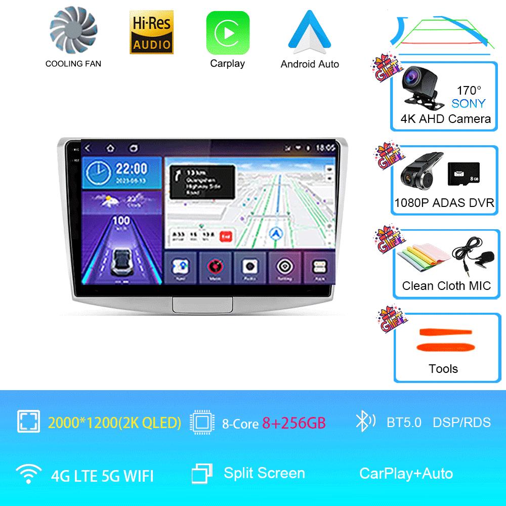 Car Radio Android 14 For Volkswagen VW Passat B6 B7 B8 CC Magotan 2011 - 2015 Multimedia Video Player Navigation GPS Head Unit