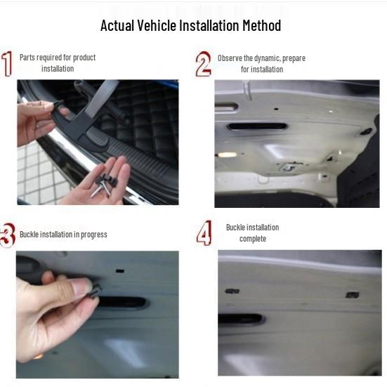 Car Trunk Horn Hook for New Volkswagen Magotan, Passat, Sagitar, and CC - Includes Screws, No Logo