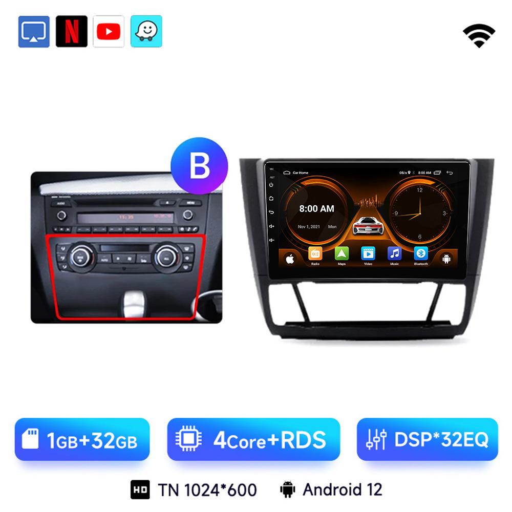 

JIUYIN V1 AI Voice Wireless CarPlay Android Auto Radio для BMW 1-Series 1 Series E87 E81 E82 E88 2004-2011 4G Car Multimedia GPS CHINA