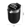 AOL1 Car Interior Sticker Automotive LED Ashtray Garbage Storage Cup For Toyota Hilux Crown TRD Chr Corolla Camry Rav4 Yaris
