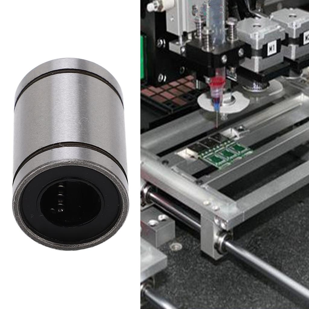 10 Pcs LM10LUU Linear Bearings Alloy Steel Linear Motion Ball Bearings for 3D Printer Engraving Machine