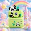 Cartoon Panda Kids Instant Print Camera Portable Selfie Toy Camera Birthday Halloween Thanksgiving Christmas New Year Gift For Boys Girls