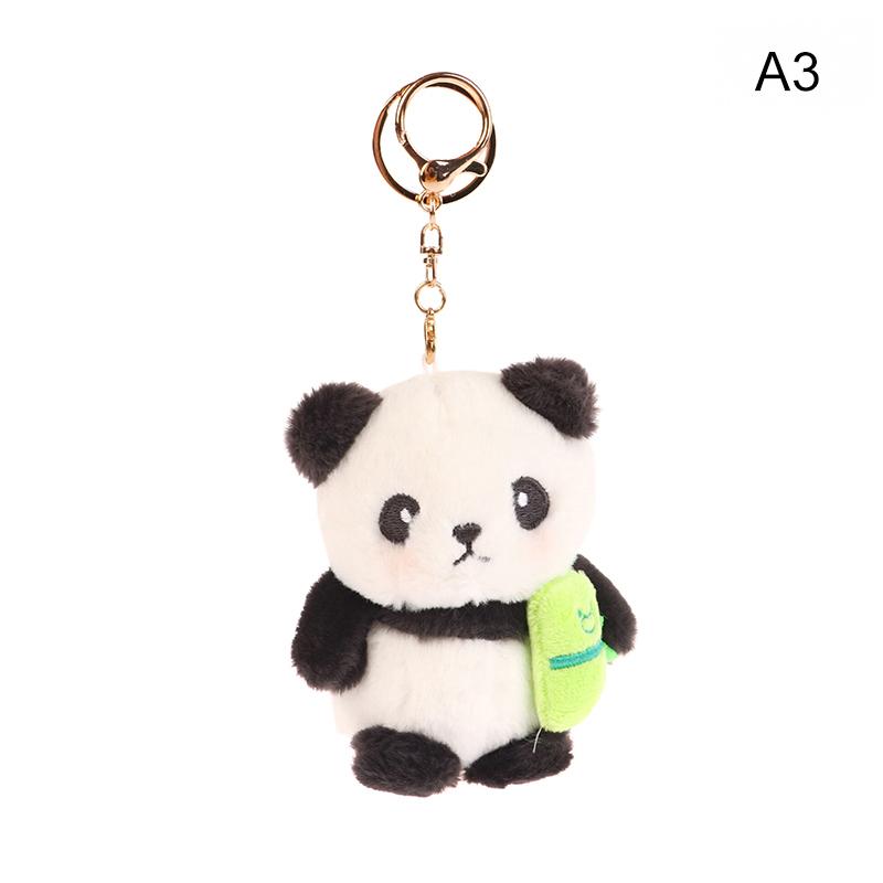 

Брелок для ключей «Плюшевая панда», милый мультяшный фрукт, панда, кукла, брелок, подвеска, кукла, сумка, брелок, плюшевая игрушка, кукла, маленький подарок as the picture