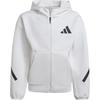 Fashion Zip Hooded Jacket Kids Jackets White JJ4147