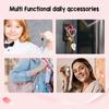1 Set Gifts for Mom Mom Daughter Keyring Stainless Steel Elegant Heart Shape Keyring Heartfelt Engraved Charms Birthday