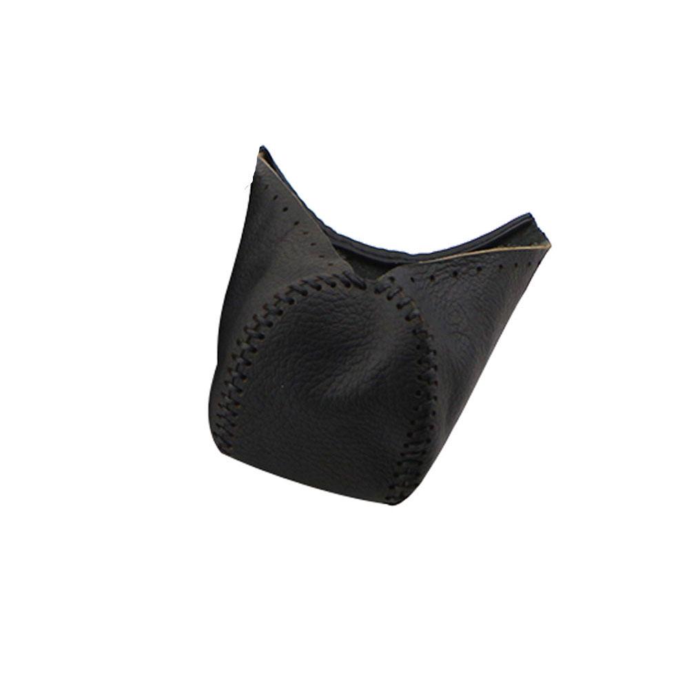 Echtes Leder Auto Getriebe Kopf Schaltknauf Abdeckung Getriebe Halsbänder für Mitsubishi Galant Outlander Lancer Evolution Pajero ASX AT