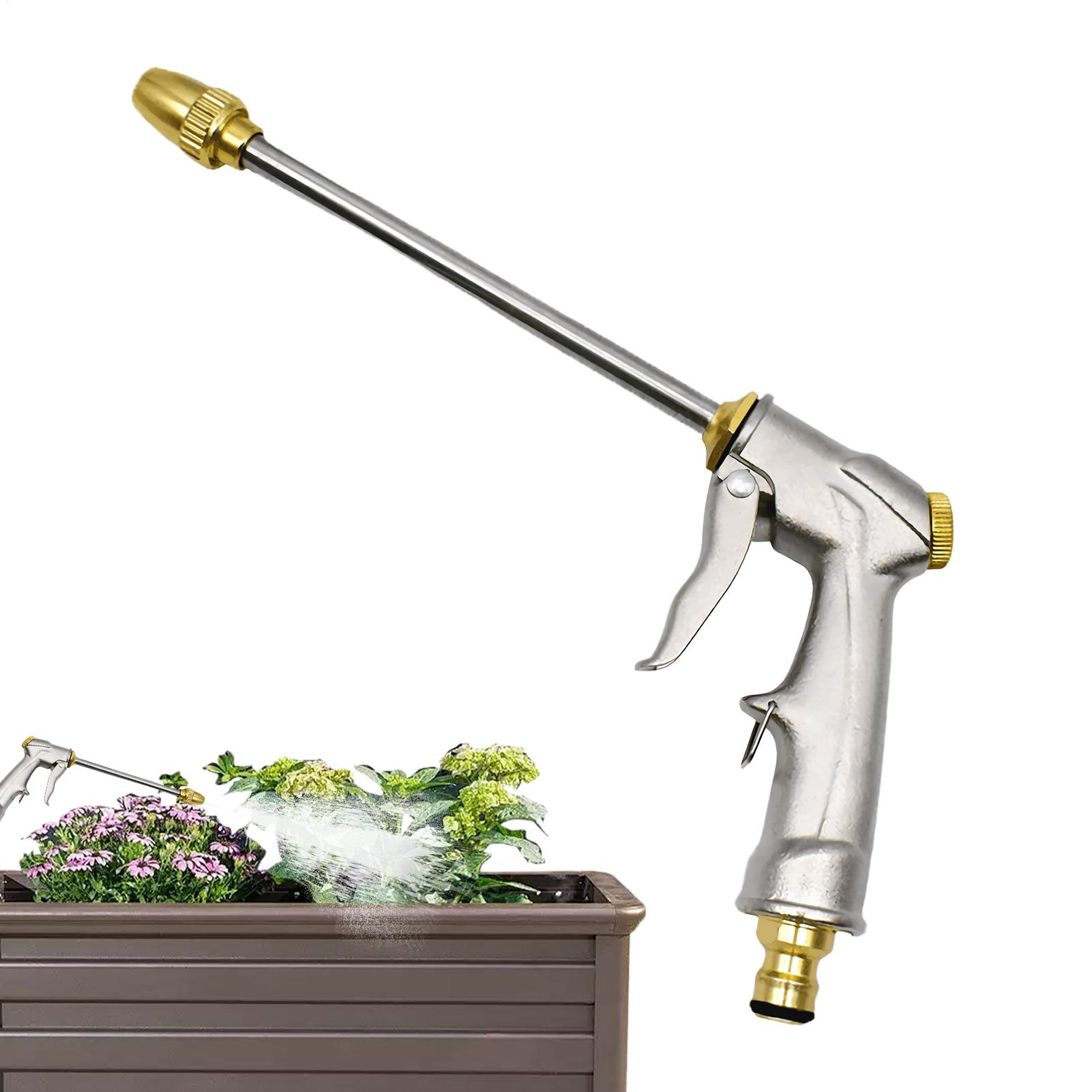Garden Hose Nozzle High Pressure Heavy Duty Sprayer Head Rotatable Water Hose Nozzle for Lawn Garden Yard Cleaning Washing Car CN