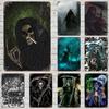 Grim Reaper Vintage Metal Tin Signs Posters Decor Retro Metal Plaque Wall Art Decor for Garage Bar