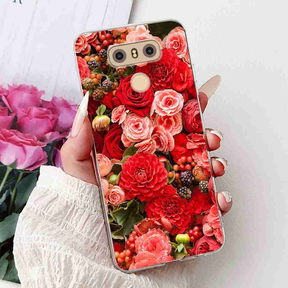 Para LG G6+ 5.7" Funda Diseño de Moda Patrones Silicona Suave TPU Cubierta Para LG G6+Plus LG G6 H870 H873 Fundas de Teléfono Resistentes a Golpes