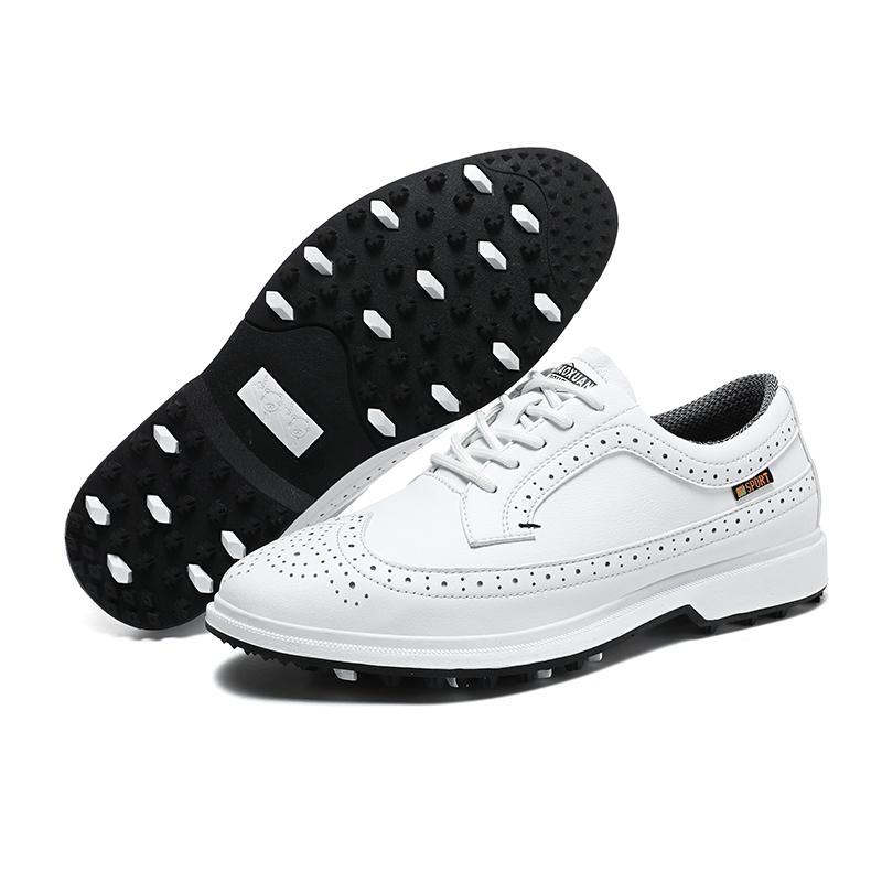 

Four Seass Universal Golf Shoes Men s Waterproof And Breathable Golf fixed Needle BOA Golf Shoes Outdoor Walking Sports Shoes 39