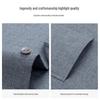 Romon Men's Brushed Cotton Long-Sleeve Shirt