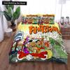 3D-Anime-Bettwäscheset „Die Flintstones“ in den Größen King, Queen, Doppel, Full, Twin und Single.