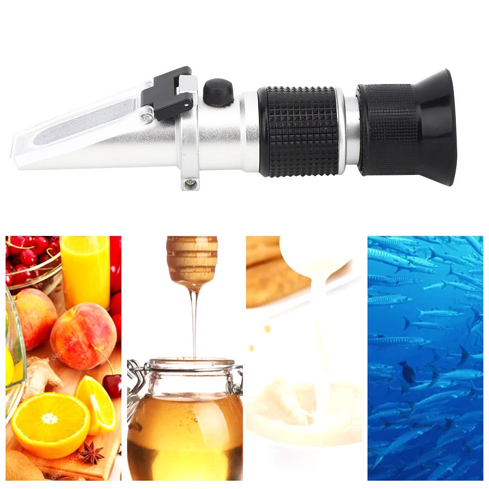 Refractometer Concentration Meter Brix Tester 090percent  for Automatic Temperature Compensation