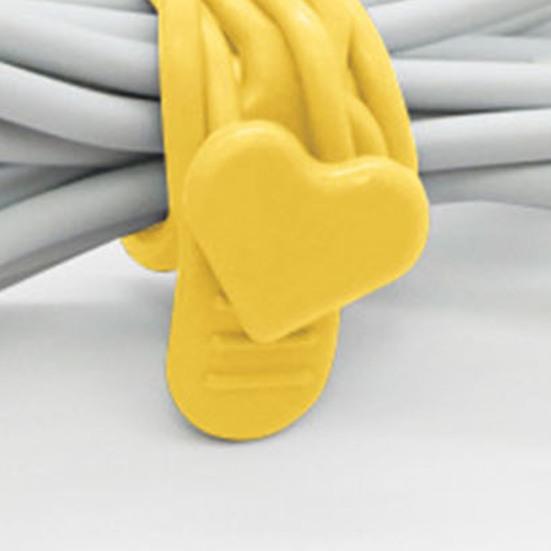 Silicone Cable Tie Earphone Phone Charger Computer Power Cord Bundling