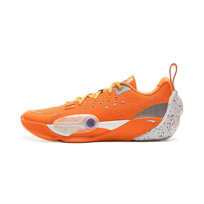 Li Ning All City 13 Basketballschuhe Herren Niedrig geschnitten Orange ABAV001-7