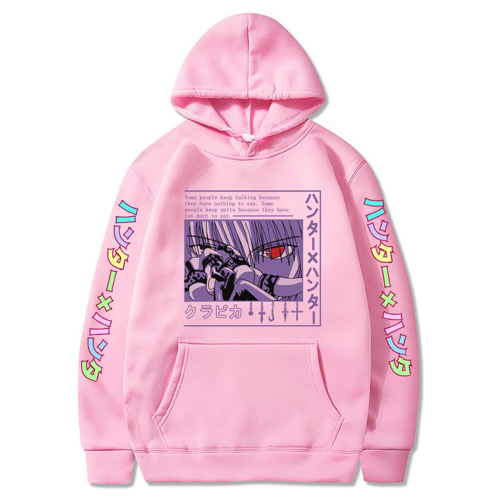 Harajuku Hunter X Hunter Feitan Potoo Mikiny Pánské Dámské Mikina s Dlouhým Rukávem Anime Manga Černé Mikiny Vrcholy Oblečení