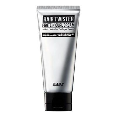 [Anti-Bosabosa-Haaressenz #Einfach anzuwenden #Pflegend und Styling zugleich] SWAGGER Hair Twister Protein Curl Cream 120g