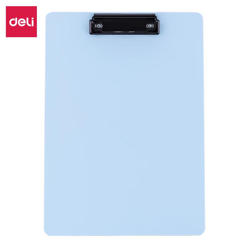 Deli A4 Frosted Plastic Clipboard светло-синий